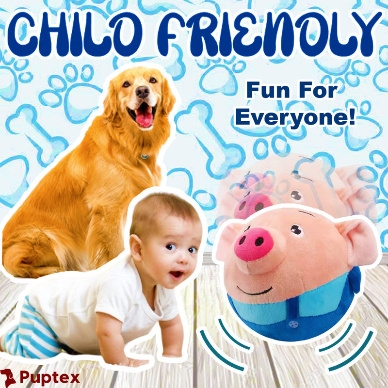 Bouncing Piggy - Interactive Dog Toy